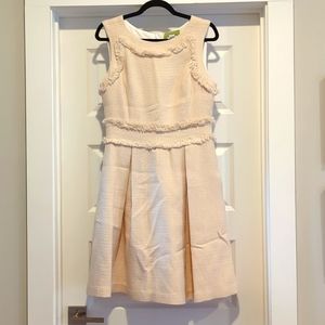 Elizabeth McKay Cream Tweed Dress